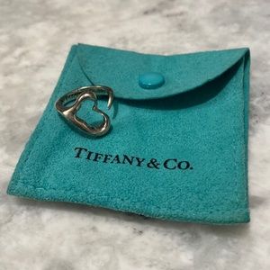 Tiffany & Co Elsa Peretti Open Heart Ring